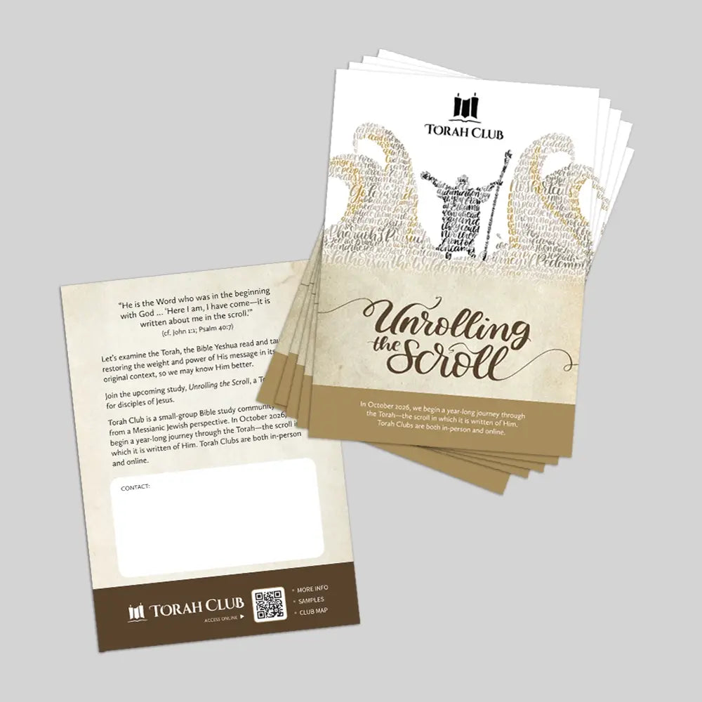 Unrolling the Scroll Invite Card