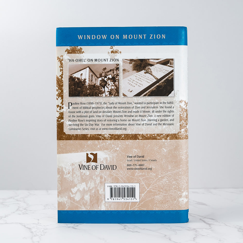Window on Mount Zion, Book