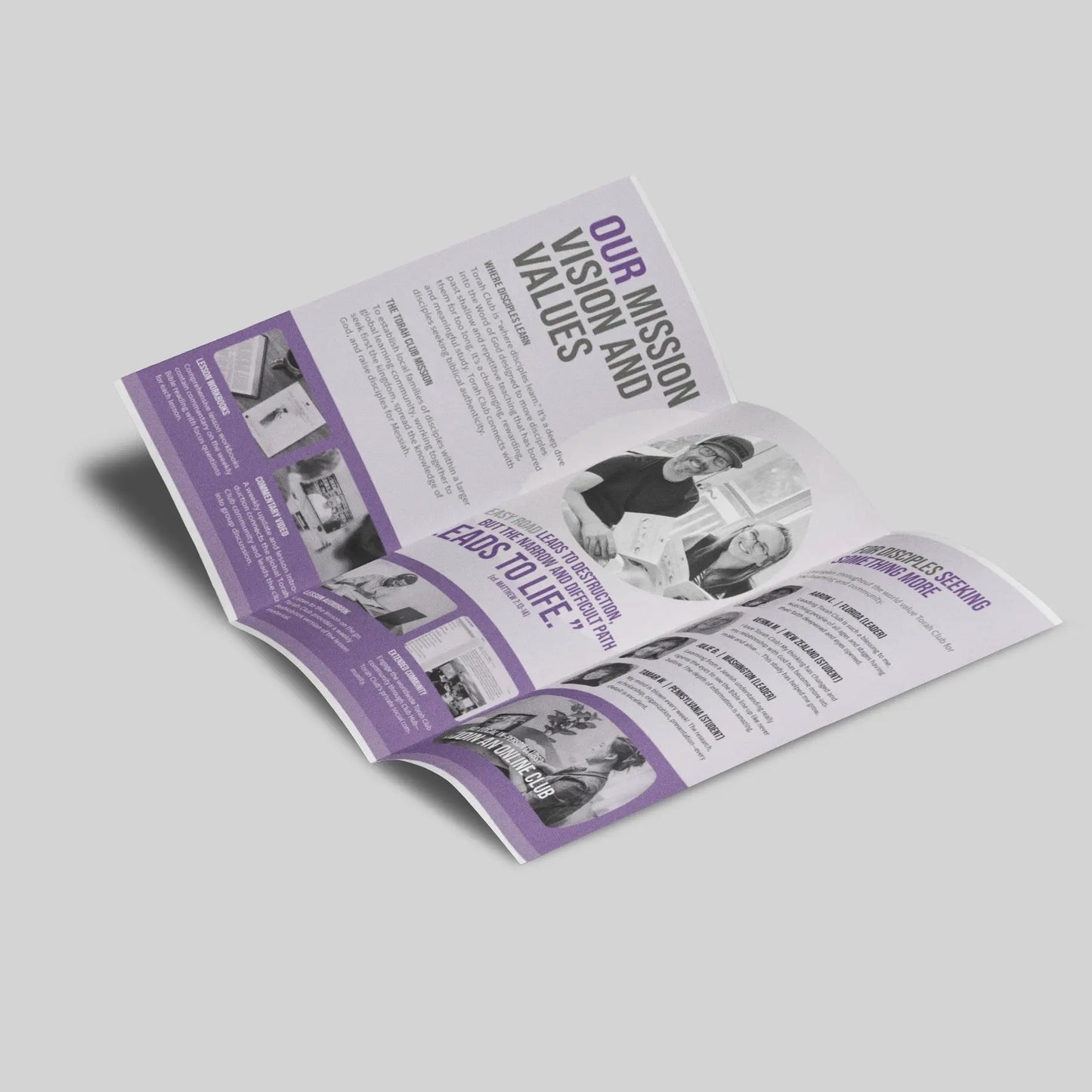 The Narrow Path Promotional Tri-Fold Brochure