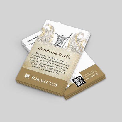 Unrolling the Scroll Invite Card