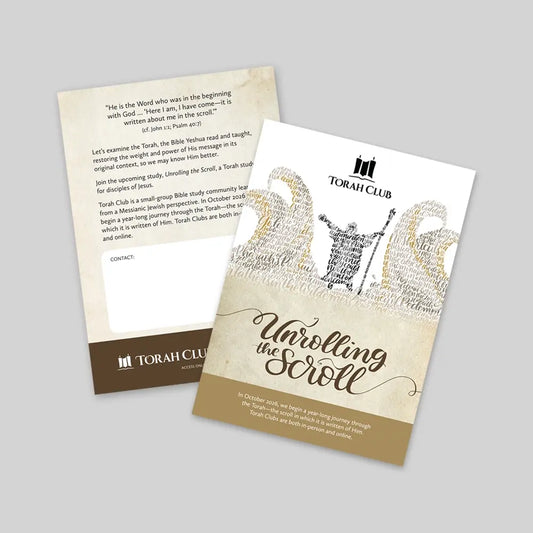 Unrolling the Scroll Invite Card