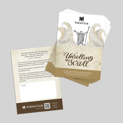 Unrolling the Scroll Invite Card