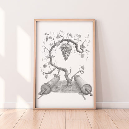 I Am the Vine, Art Print - Large Size